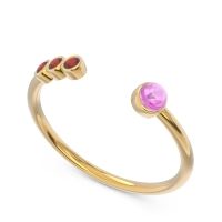 Petite Open Bezel Vigata Band