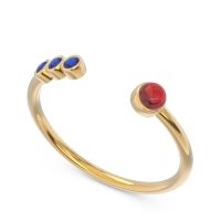 Petite Open Bezel Vigata Band