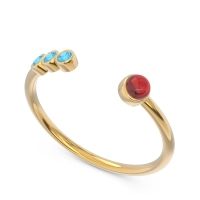 Petite Open Bezel Vigata Band