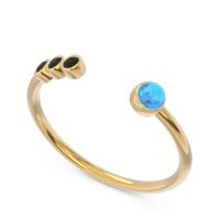 Petite Open Bezel Vigata Band