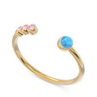 Petite Open Bezel Vigata Band