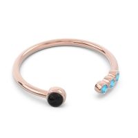 Petite Open Bezel Vigata Band