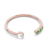 Petite Open Bezel Vigata Band