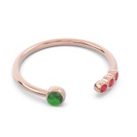 Petite Open Bezel Vigata Band