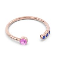 Petite Open Bezel Vigata Band
