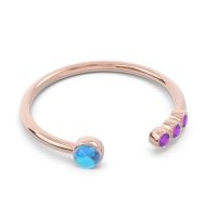 Petite Open Bezel Vigata Band