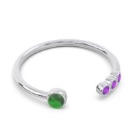 Petite Open Bezel Vigata Band