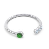 Petite Open Bezel Vigata Band