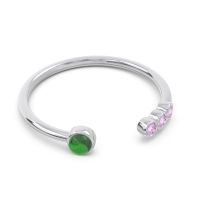Petite Open Bezel Vigata Band