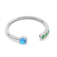 Petite Open Bezel Vigata Band