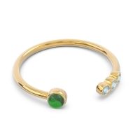 Petite Open Bezel Vigata Band