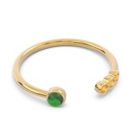 Petite Open Bezel Vigata Band