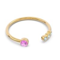Petite Open Bezel Vigata Band