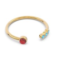 Petite Open Bezel Vigata Band