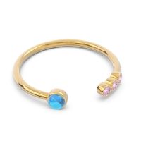 Petite Open Bezel Vigata Band