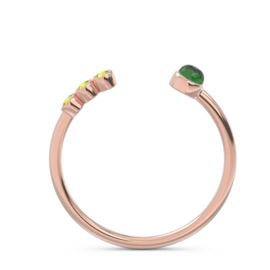 Petite Open Bezel Vigata Band