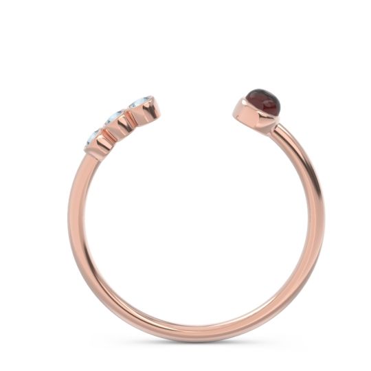 Petite Open Bezel Vigata Band