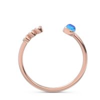 Petite Open Bezel Vigata Band