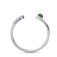 Petite Open Bezel Vigata Band