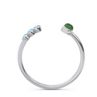 Petite Open Bezel Vigata Band