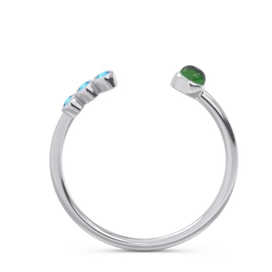 Petite Open Bezel Vigata Band