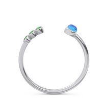 Petite Open Bezel Vigata Band
