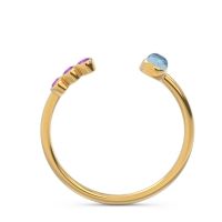 Petite Open Bezel Vigata Band