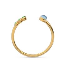Petite Open Bezel Vigata Band