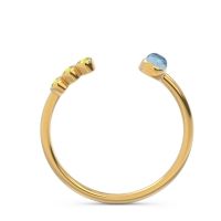 Petite Open Bezel Vigata Band