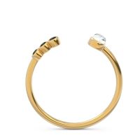 Petite Open Bezel Vigata Band