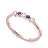 Petite Modern Bezel Pajcaka Band