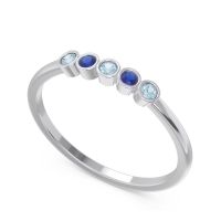 Petite Modern Bezel Pajcaka Band