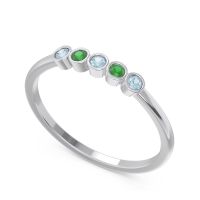 Petite Modern Bezel Pajcaka Band