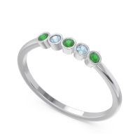 Petite Modern Bezel Pajcaka Band