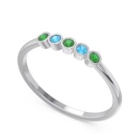 Petite Modern Bezel Pajcaka Band