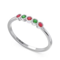 Petite Modern Bezel Pajcaka Band