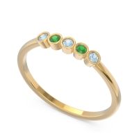 Petite Modern Bezel Pajcaka Band