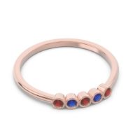 Petite Modern Bezel Pajcaka Band