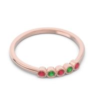 Petite Modern Bezel Pajcaka Band