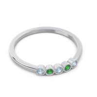 Petite Modern Bezel Pajcaka Band