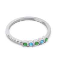 Petite Modern Bezel Pajcaka Band