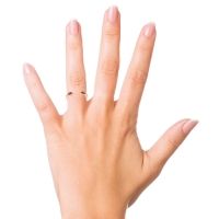 Petite Open Bezel Marquise Drsti Band