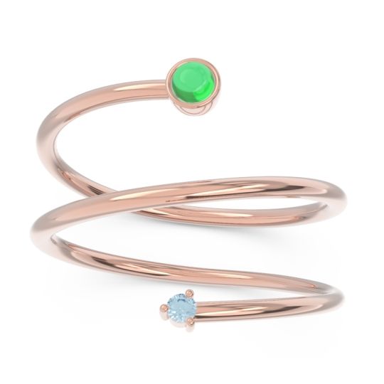 Modern Wrap Bezel Viloma Band