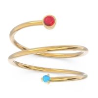 Modern Wrap Bezel Viloma Band