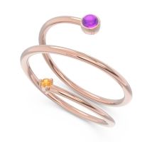 Modern Wrap Bezel Viloma Band