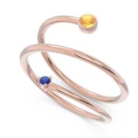 Modern Wrap Bezel Viloma Band