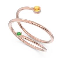 Modern Wrap Bezel Viloma Band