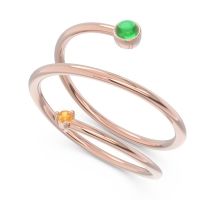 Modern Wrap Bezel Viloma Band