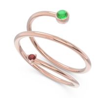 Modern Wrap Bezel Viloma Band