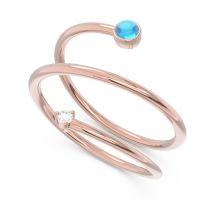 Modern Wrap Bezel Viloma Band